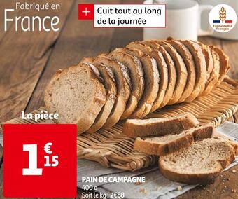 Auchan Pain de campagne offre