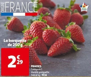 Auchan Fraises offre