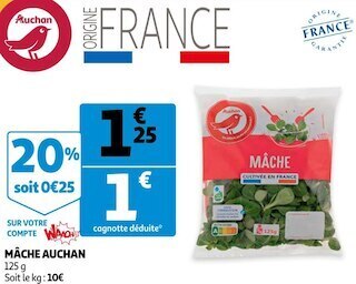 Auchan Auchan mâche offre