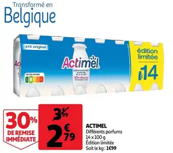 Auchan Actimel actimel offre