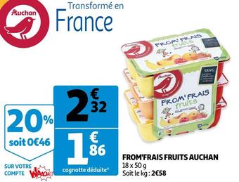 Auchan Auchan from'frais fruits offre