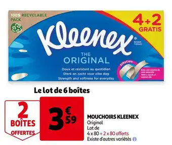 Kleenex mouchoirs