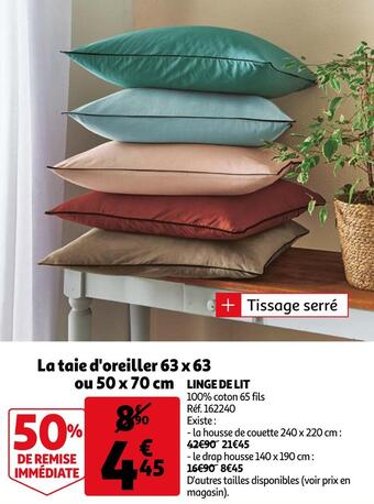 Auchan Linge de lit offre
