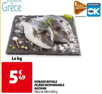 Auchan Filière responsable auchan dorade royale offre