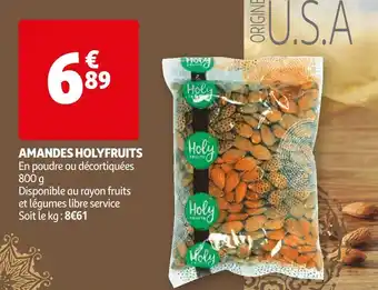 Auchan Holy fruits amandes offre