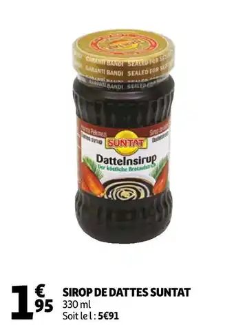 Auchan Suntat sirop de dattes suntat offre