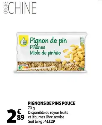 Pignons de pins pouce