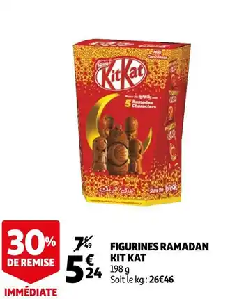 Auchan Kit kat figurines ramadan offre