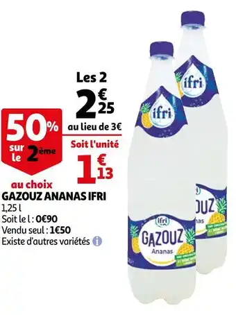 Auchan Ifri gazouz ananas offre