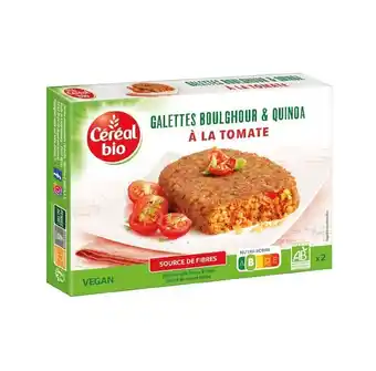 Auchan GALETTES QUINOA TOMATES BIO CÉRÉAL BIO offre