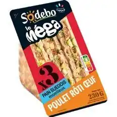 Auchan SANDWICH LE MEGA SUÉDOIS offre