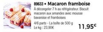 Macaron framboise