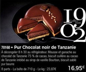 Pur chocolat noir de tanzanie