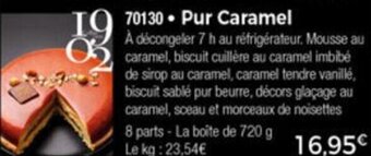 Thiriet Pur caramel offre