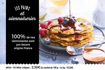 Mini crêpes