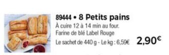 Thiriet 8 Petits pains offre