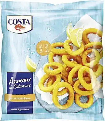 Anneaux de Calamars Panés surgelés