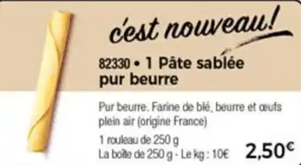 Thiriet 1 Pâte sablée pur beurre offre
