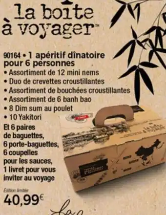 Thiriet 1 Apéritif dinatoire pour 6 personnes offre
