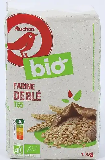 Auchan FARINE DE BLÉ T65 offre