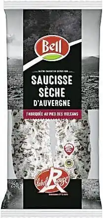 Casino Supermarchés Saucisse courbe IGP Auvergne Label Rouge offre