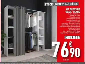 Brico Cash Parisot Kit Dressing "basil" Blanc offre