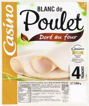 Spar BLANC DE POULET DORÉ AU FOUR offre