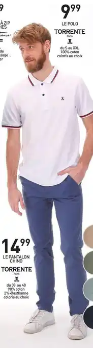 Stokomani LE POLO ET LE PANTALON CHINO offre