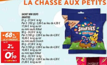 Netto Sachet Mini Oeufs Smarties offre