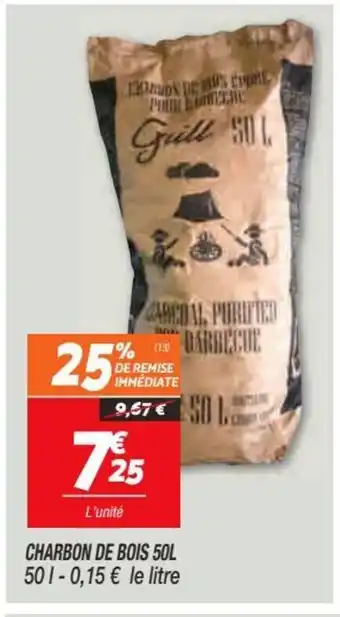 Netto Charbon de Bois 50L offre