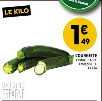 Supeco Courgette offre