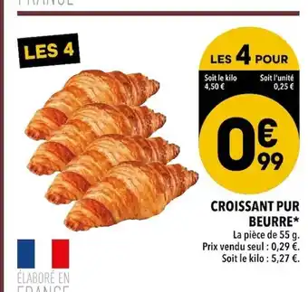 Supeco Croissant Pur Beurre offre