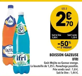 Supeco Boisson Gazeuse Ifri offre