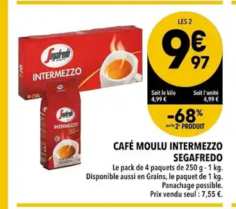 Supeco Café Moulu Intermezzo offre
