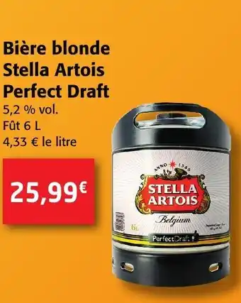 BiĂšre Blonde Stella Artois Perfect Draft