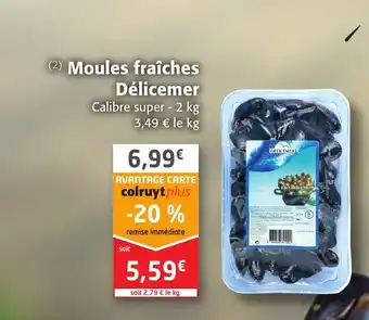 Colruyt Moules Fraîches offre