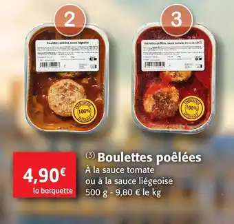 Colruyt Boulettes Poêlées offre