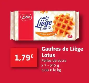 Colruyt Gaufres de Liège Lotus offre