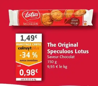 Colruyt The Original Speculoos Lotus offre