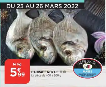 Bi1 Daurade Royale offre