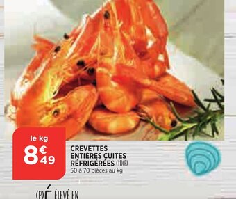 Bi1 Crevettes Entières Cuites offre