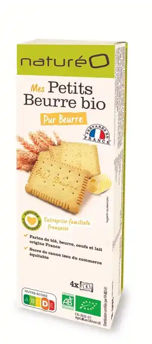 naturéO PETITS BEURRE PUR BEURRE offre