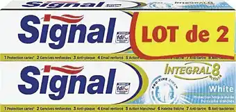 Casino Supermarchés Dentifrice Intégral 8 White offre