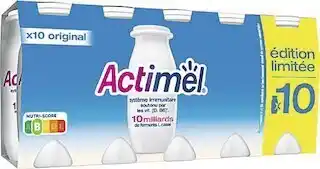 Casino Supermarchés Actimel Nature sucré offre