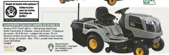 Bricomarché Autoportée éjection arrière BG 92 offre