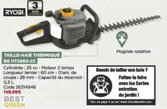 Bricomarché Taille-haie thermique offre
