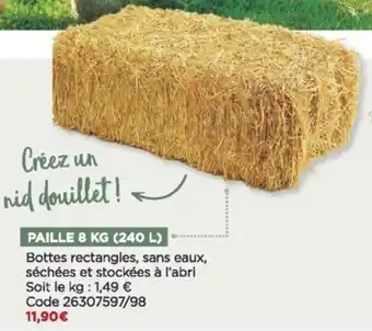 Bricomarché Paille 8 KG offre