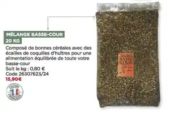 Bricomarché Mélange basse-cour 20 KG offre
