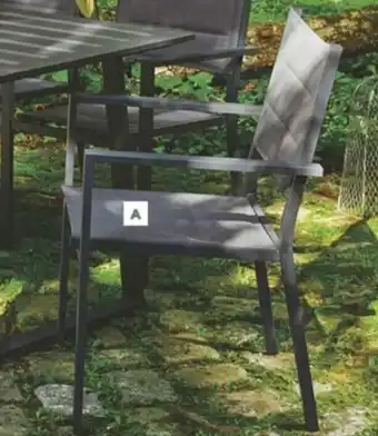 Bricomarché Fauteuil empilable aluminium new york offre