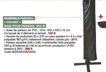 Bricomarché Ensemble paraosl + housse offre